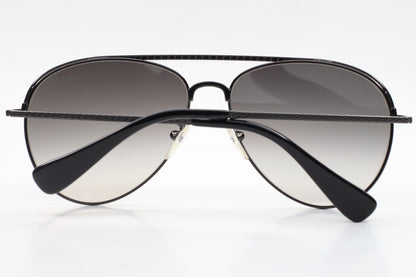 Lanvin Paris SLN003 H41X Gunmetal Aviator Sunglasses -Ma