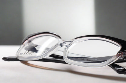 Christian Dior CD3197 K4X Black Clear Designer Eyeglasses -Wo