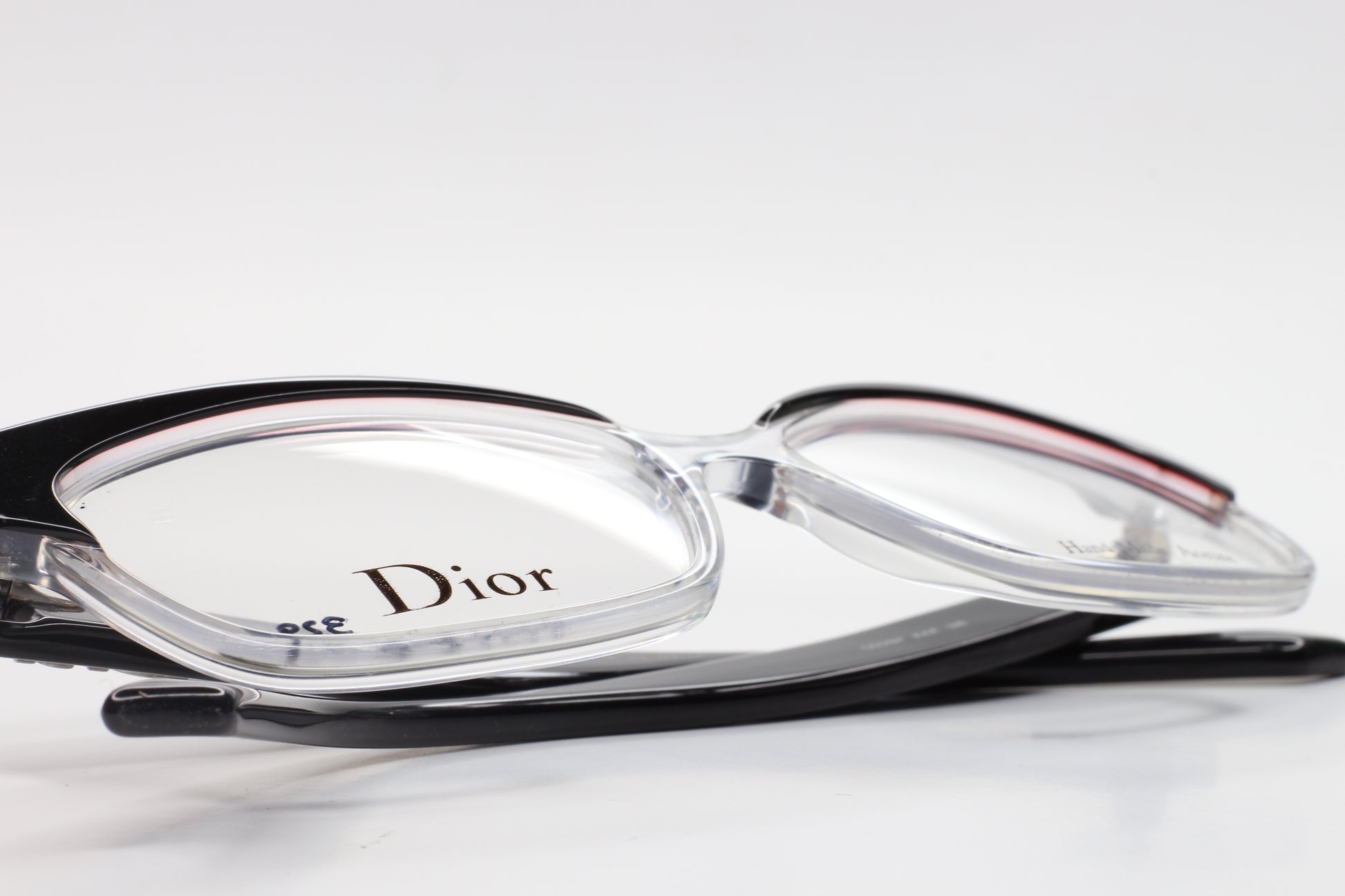 Christian Dior CD3197 K4X Black Clear Designer Eyeglasses -Wo Optical Frames ABC Optical Eyeglasses