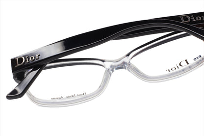 Christian Dior CD3197 K4X Black Clear Designer Eyeglasses -Wo Optical Frames ABC Optical Eyeglasses