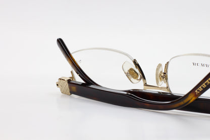 Burberry B1146 1002 JF55 Gold Havana Tortoise Eyeglasses -Wo