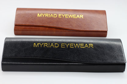Myriad Eyewear ME00528 Gold Metal Rimless Wood Luxury Eyeglasses - ABC Optical