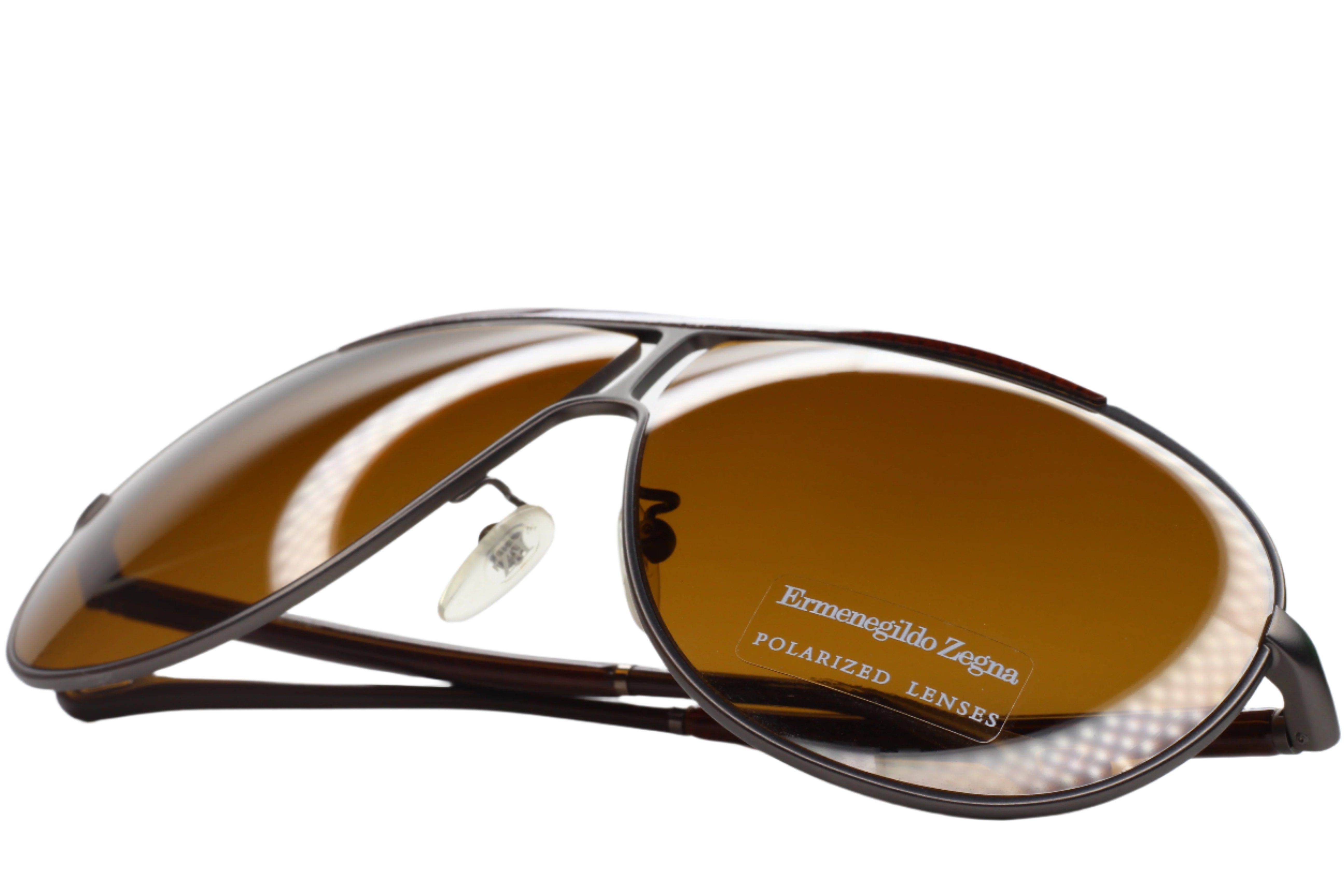 Ermenegildo Zegna SZ3250V Gunmetal Polarized Designer Italy