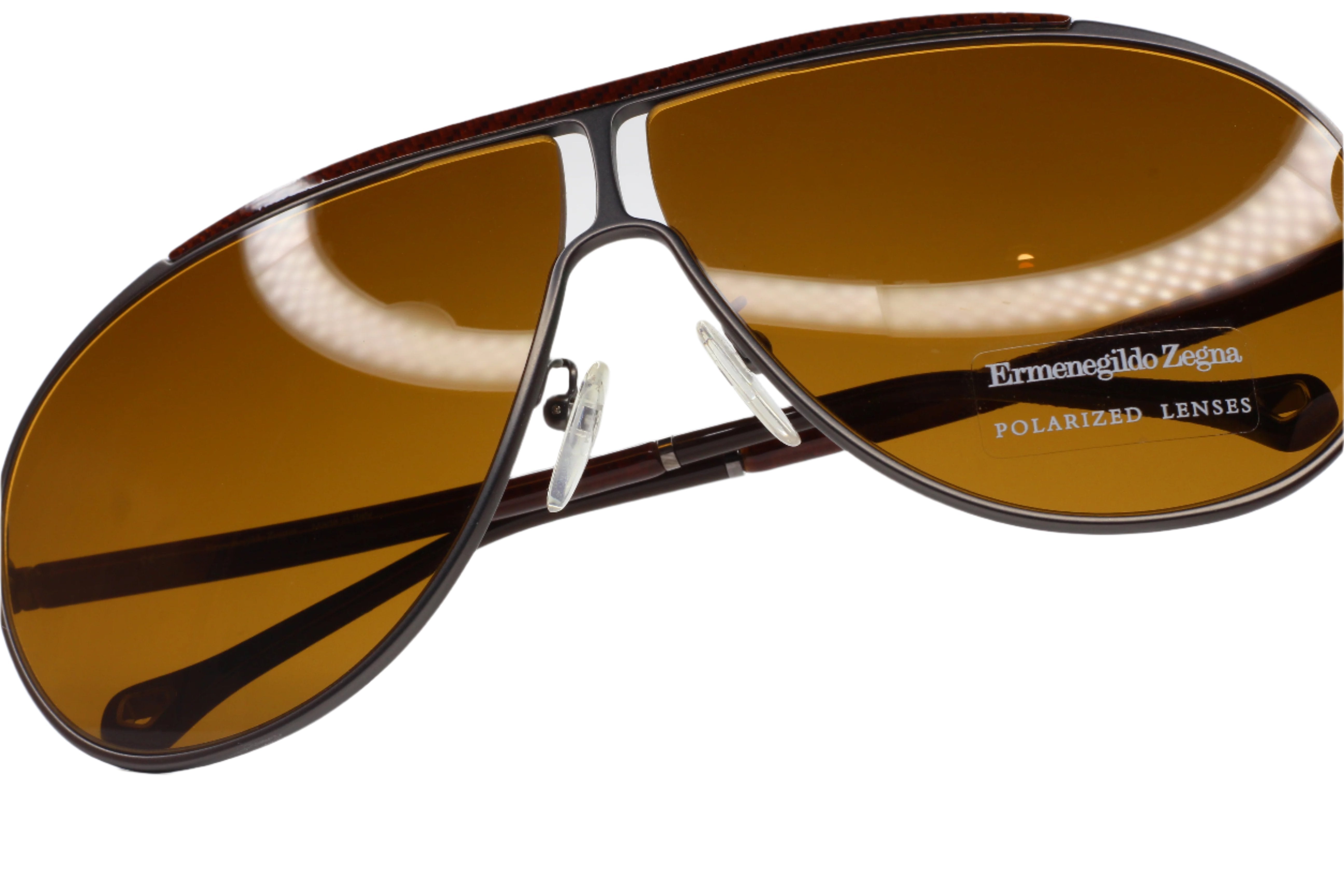 Ermenegildo Zegna SZ3250V Gunmetal Polarized Designer Italy