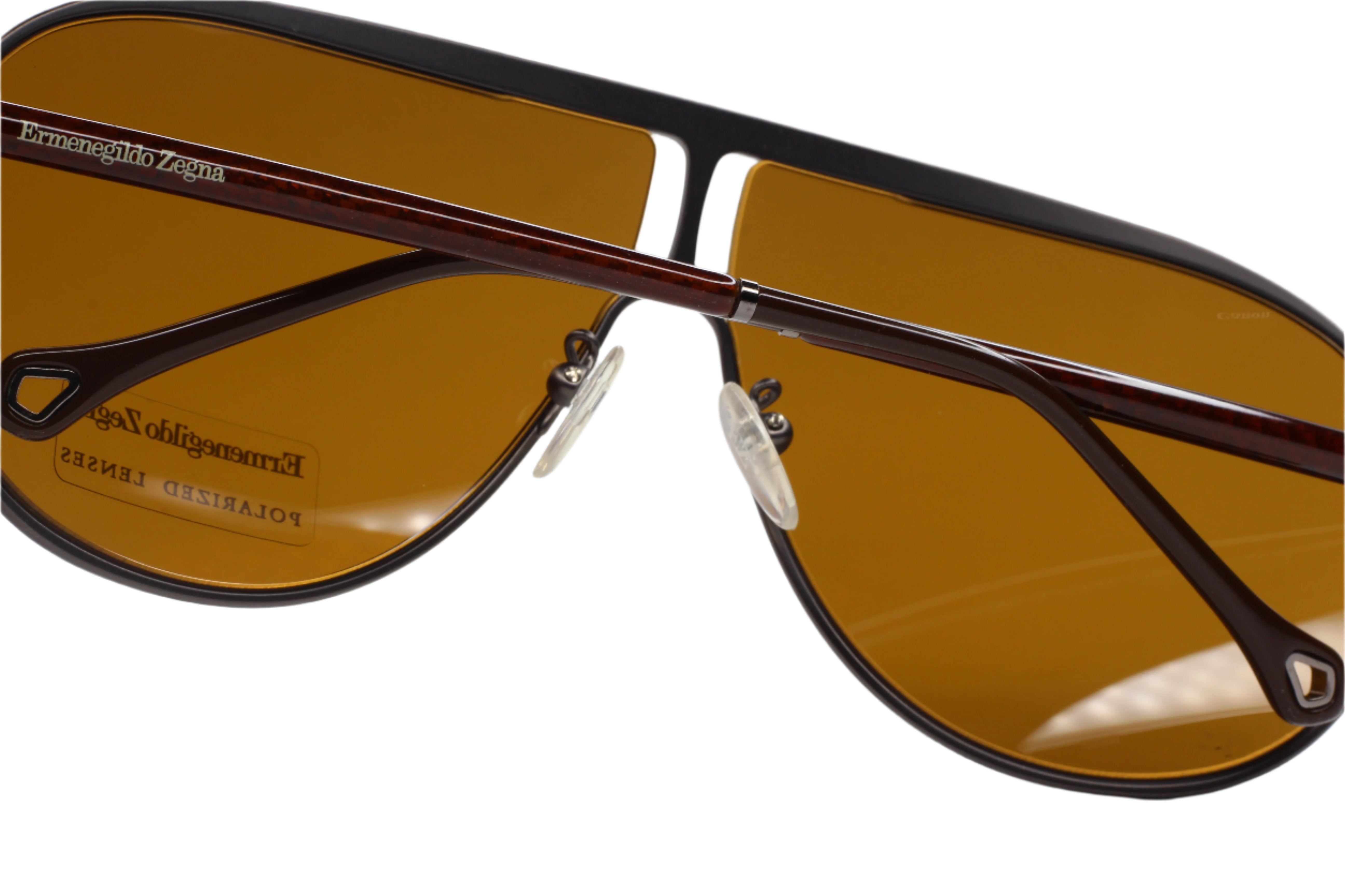 Ermenegildo Zegna SZ3250V Gunmetal Polarized Designer Italy