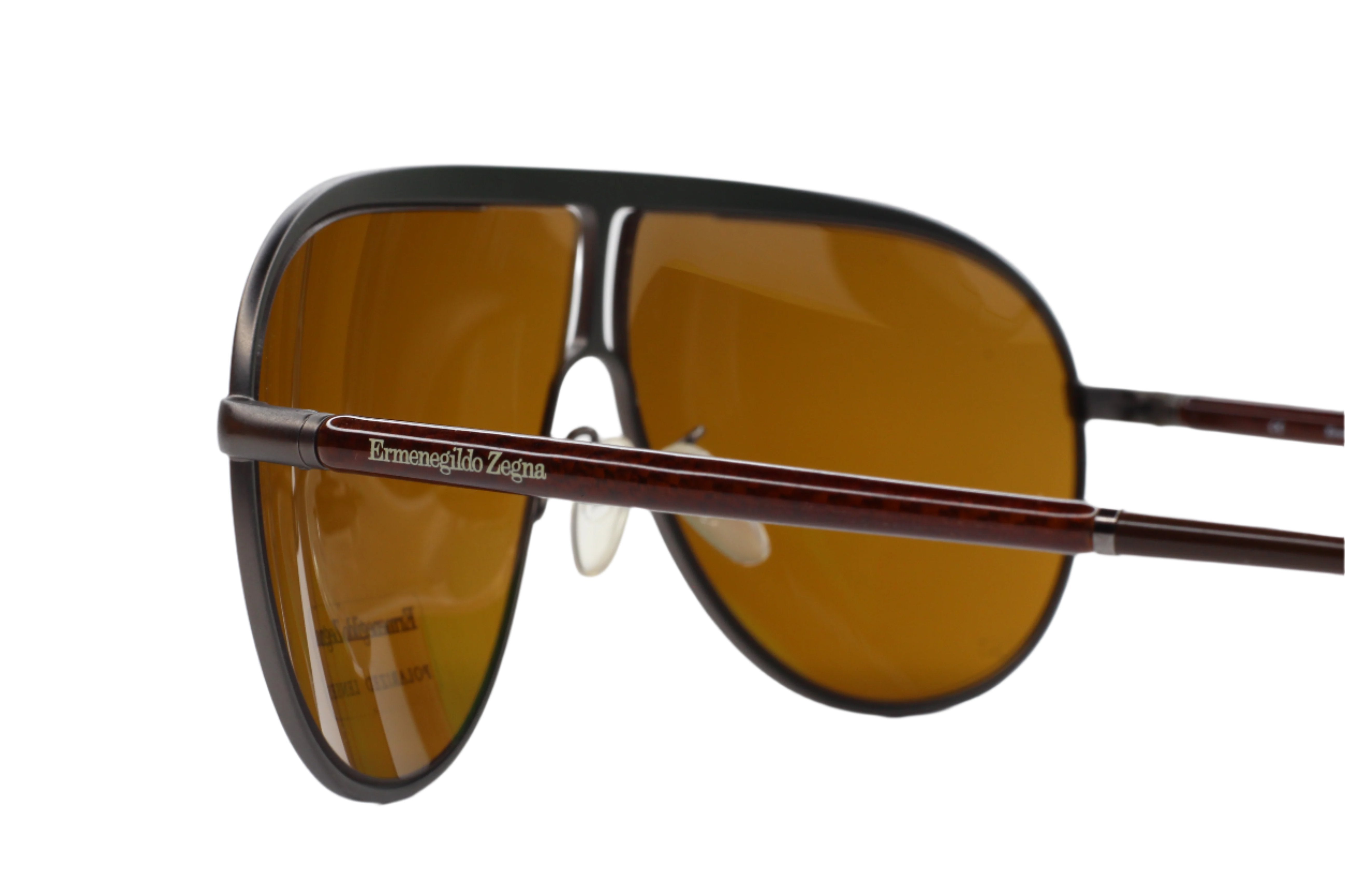 Ermenegildo Zegna SZ3250V Gunmetal Polarized Designer Italy