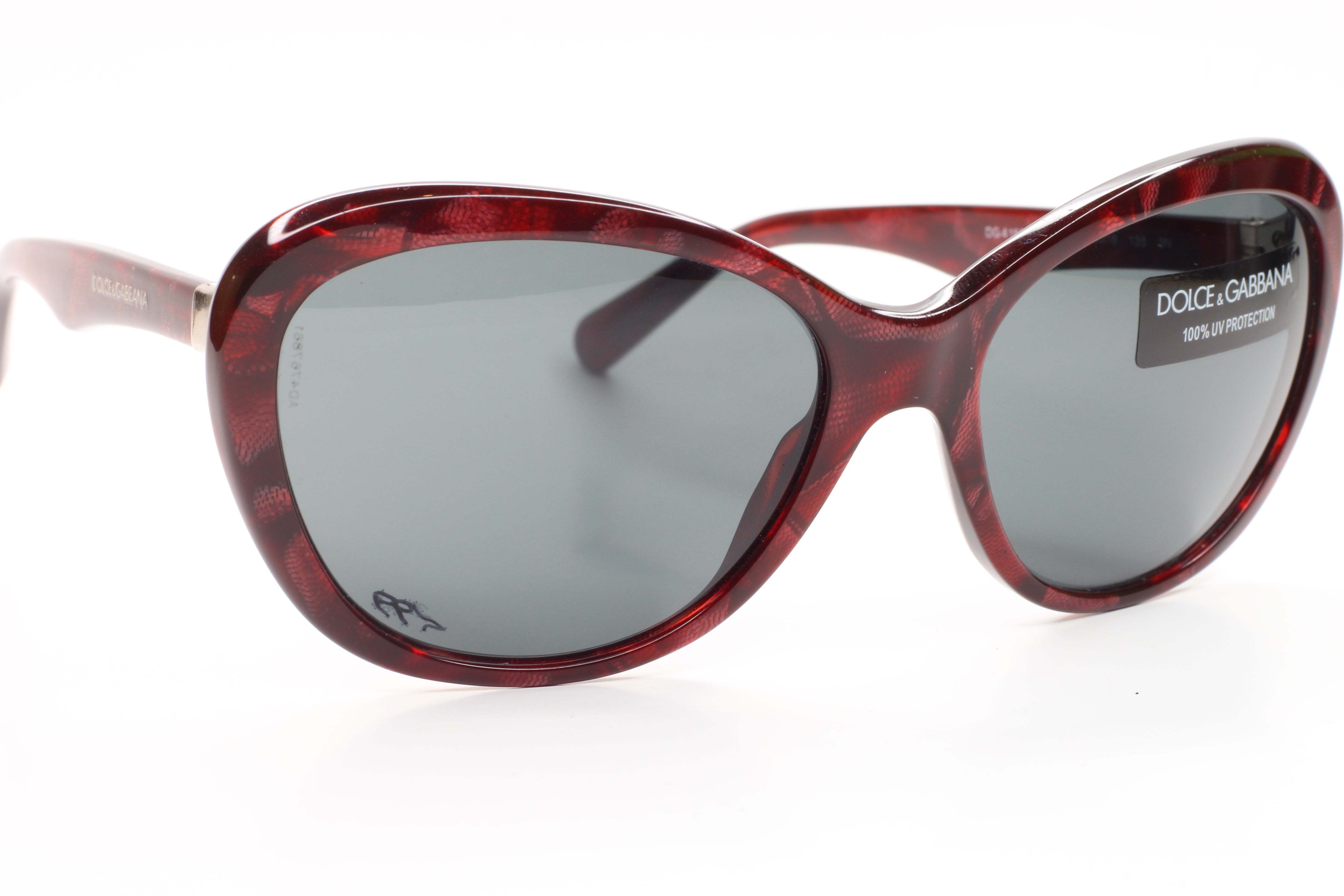 Dolce & Gabbana DG4150 2591/87 Maroon Gradient Luxury Italy