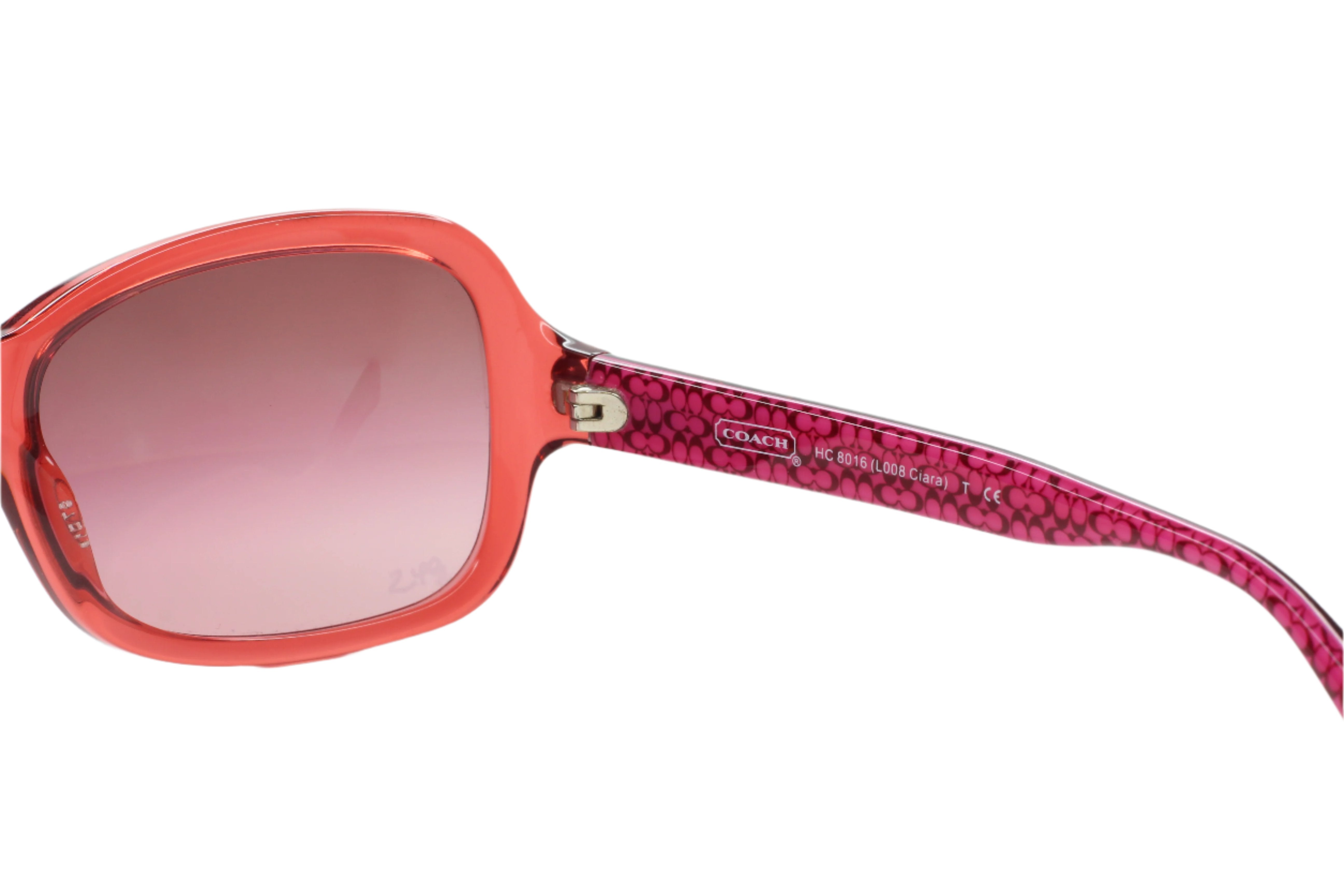 Coach HC8016 L008 Ciara 5032/8H Burgundy Luxury Sunglasses -Wo