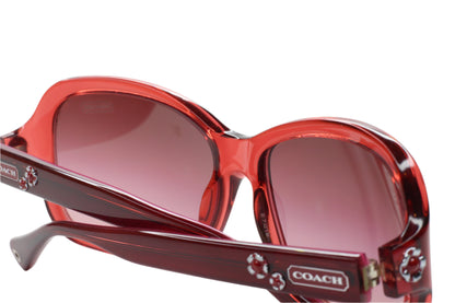 Coach Ciara HC8016 L008 5032/8H Burgundy Transparent Authentic Luxury Sunglasses - ABC Optical