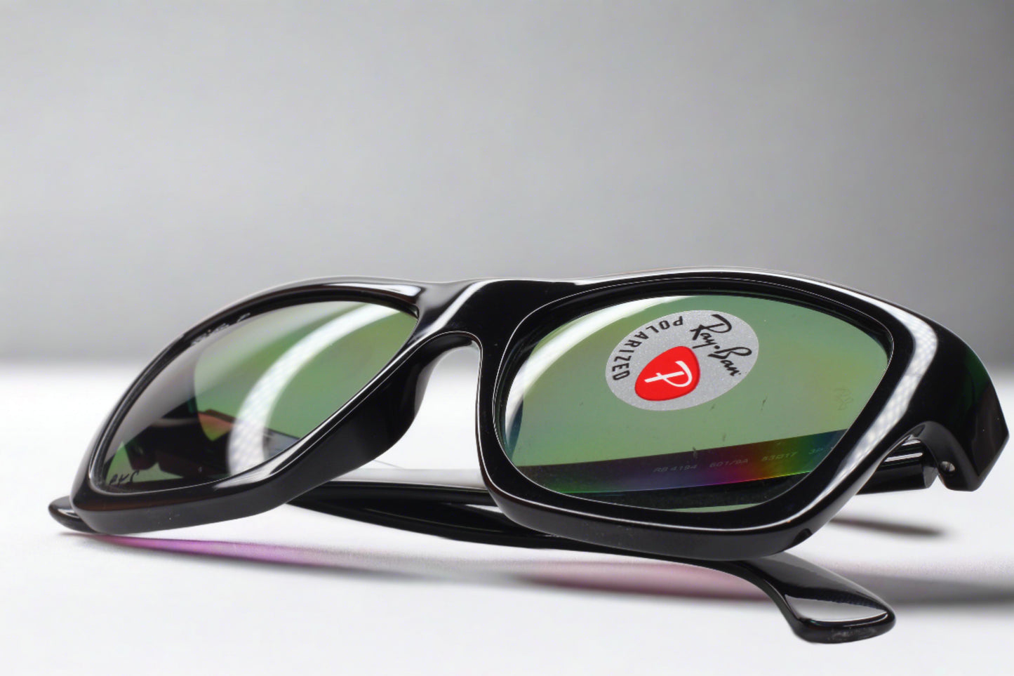 Ray-Ban RB4194 601/9A Polarized Designer Acetate Green Luxury Sunglasses - ABC Optical
