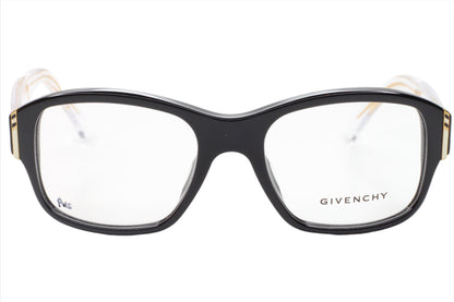 Givenchy VGV747 0700 Black Gold Crystal Designer Italy Luxury Eyeglasses 49-18-140 Black Acetate Optical Frames ABC Optical Eyeglasses