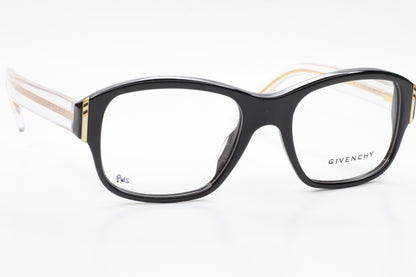 Givenchy VGV747 0700 Black Gold Crystal Designer Italy Luxury Eyeglasses Optical Frames ABC Optical Eyeglasses