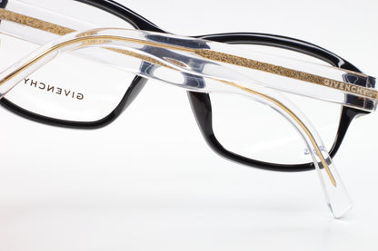 Givenchy VGV747 0700 Black Gold Crystal Designer Italy Luxury Eyeglasses Optical Frames ABC Optical Eyeglasses