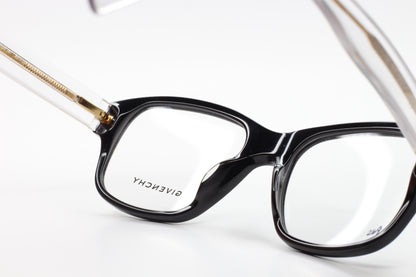 Givenchy VGV747 0700 Black Gold Crystal Designer Italy Luxury Eyeglasses Optical Frames ABC Optical Eyeglasses