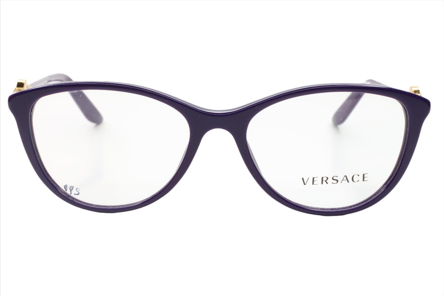 Versace VE3175 5064 Eggplant Purple Gold Luxury Eyeglasses 52-16-140 Purple Acetate Optical Frames ABC Optical Eyeglasses