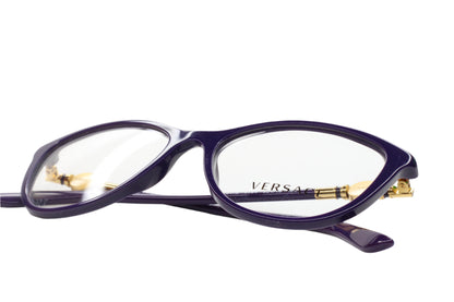 Versace VE3175 5064 Eggplant Designer Purple Acetate Luxury Eyeglasses - ABC Optical