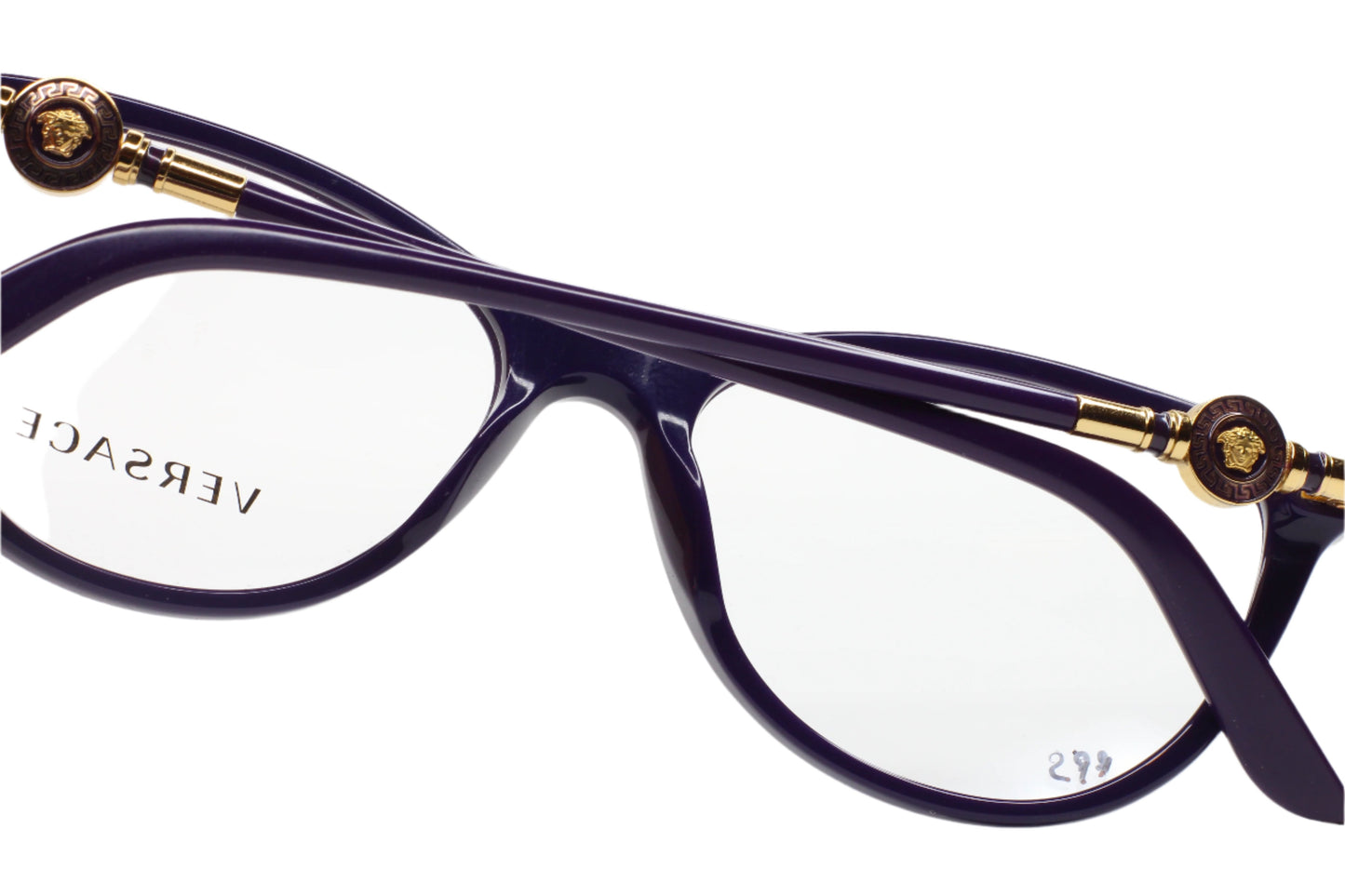 Versace VE3175 5064 Eggplant Designer Purple Acetate Luxury Eyeglasses - ABC Optical