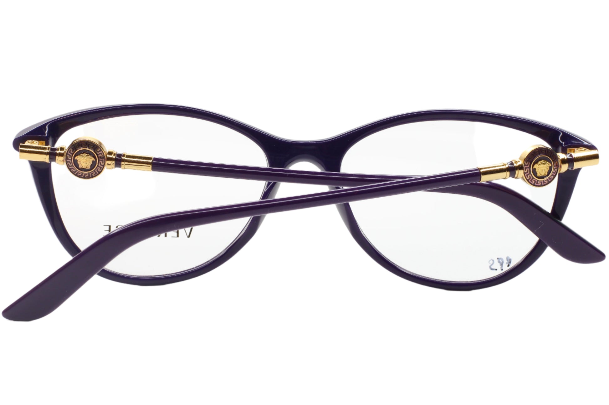 Versace VE3175 5064 Eggplant Designer Purple Acetate Luxury Eyeglasses - ABC Optical