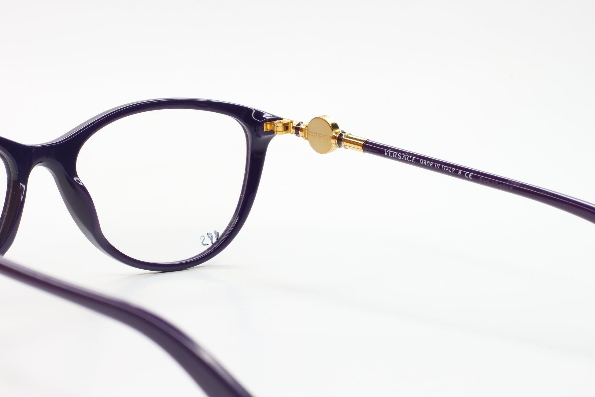 Versace VE3175 5064 Eggplant Designer Purple Acetate Luxury Eyeglasses - ABC Optical