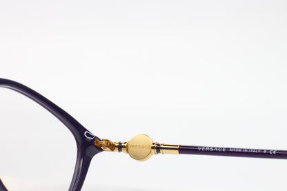 Versace VE3175 5064 Eggplant Designer Purple Acetate Luxury Eyeglasses - ABC Optical