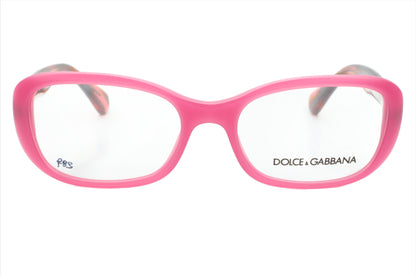 Dolce & Gabbana DG1247 2599 Pink Havana Designer Eyeglasses 52-17-135 Pink Acetate Optical Frames ABC Optical Eyeglasses