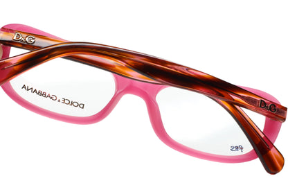 Dolce & Gabbana DG1247 2599 Pink Havana Designer Eyeglasses Optical Frames ABC Optical Eyeglasses