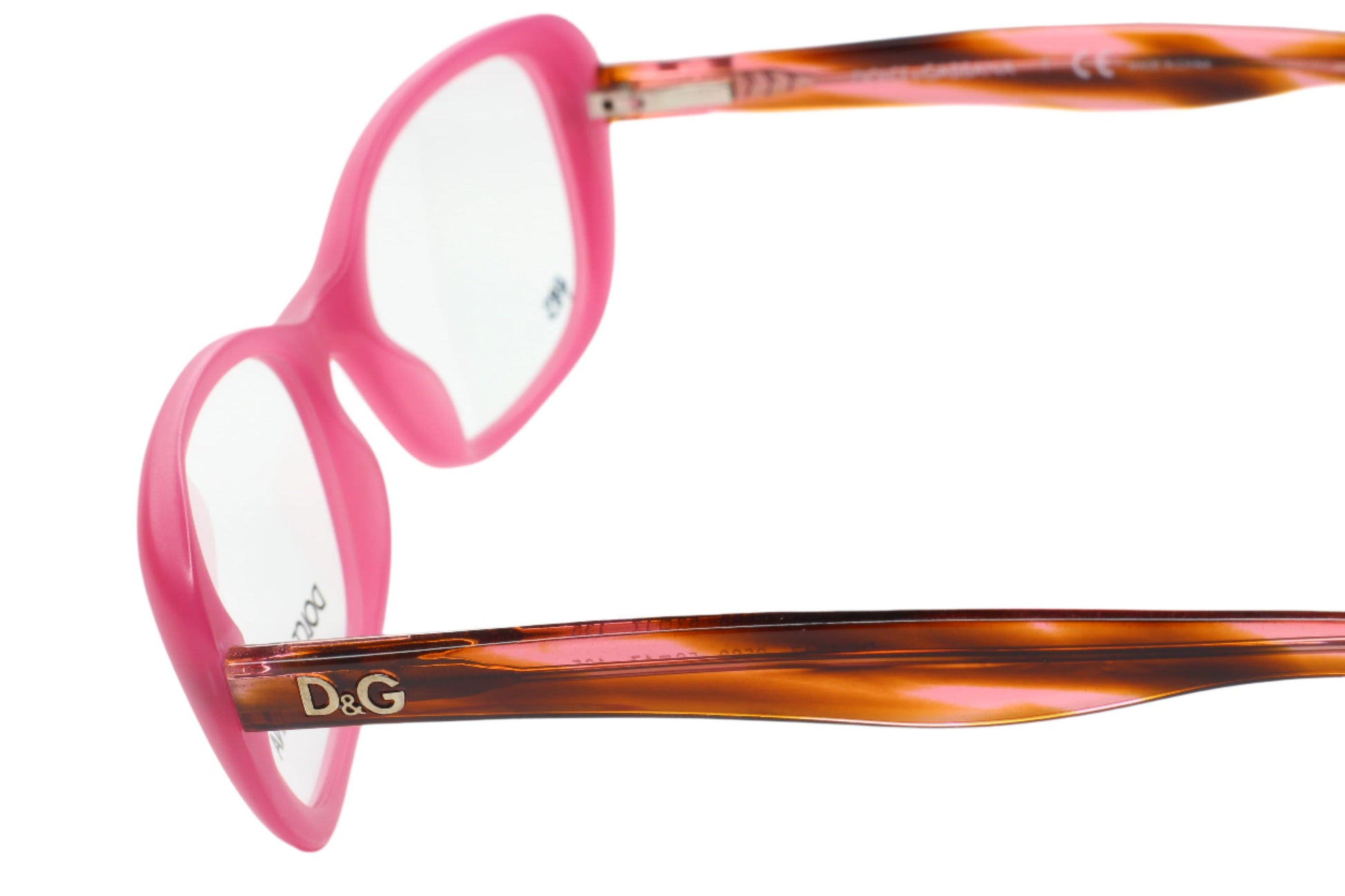 Dolce & Gabbana DG1247 2599 Pink Havana Designer Eyeglasses Optical Frames ABC Optical Eyeglasses