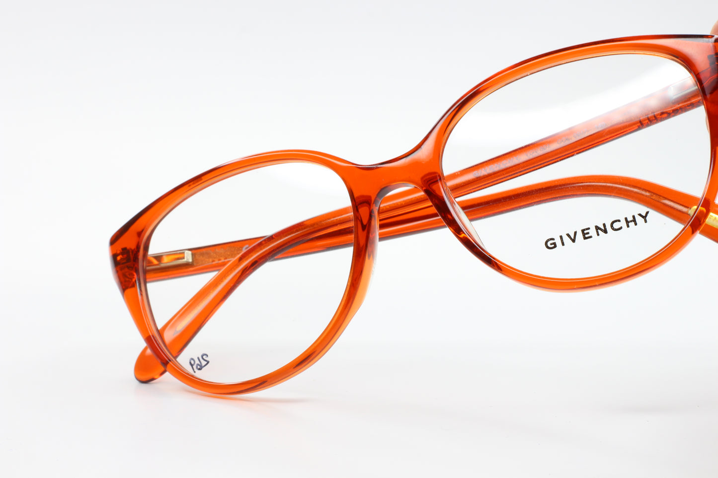 Givenchy VGV801 0917 Orange Acetate Designer Italy Luxury Eyeglasses Optical Frames ABC Optical Eyeglasses