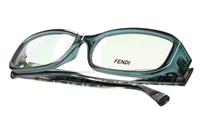 Fendi F983 316 Crystal Green Gold Designer Italy Eyeglasses Optical Frames ABC Optical Eyeglasses