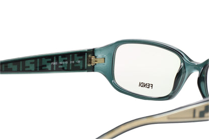 Fendi F983 316 Crystal Green Gold Designer Italy Eyeglasses Optical Frames ABC Optical Eyeglasses