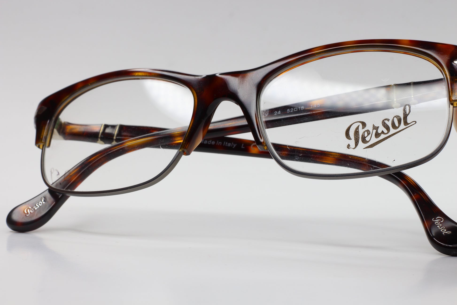 Persol PO3033-V 24 Havana Brown Designer Eyeglasses ABC Optical Eyeglasses