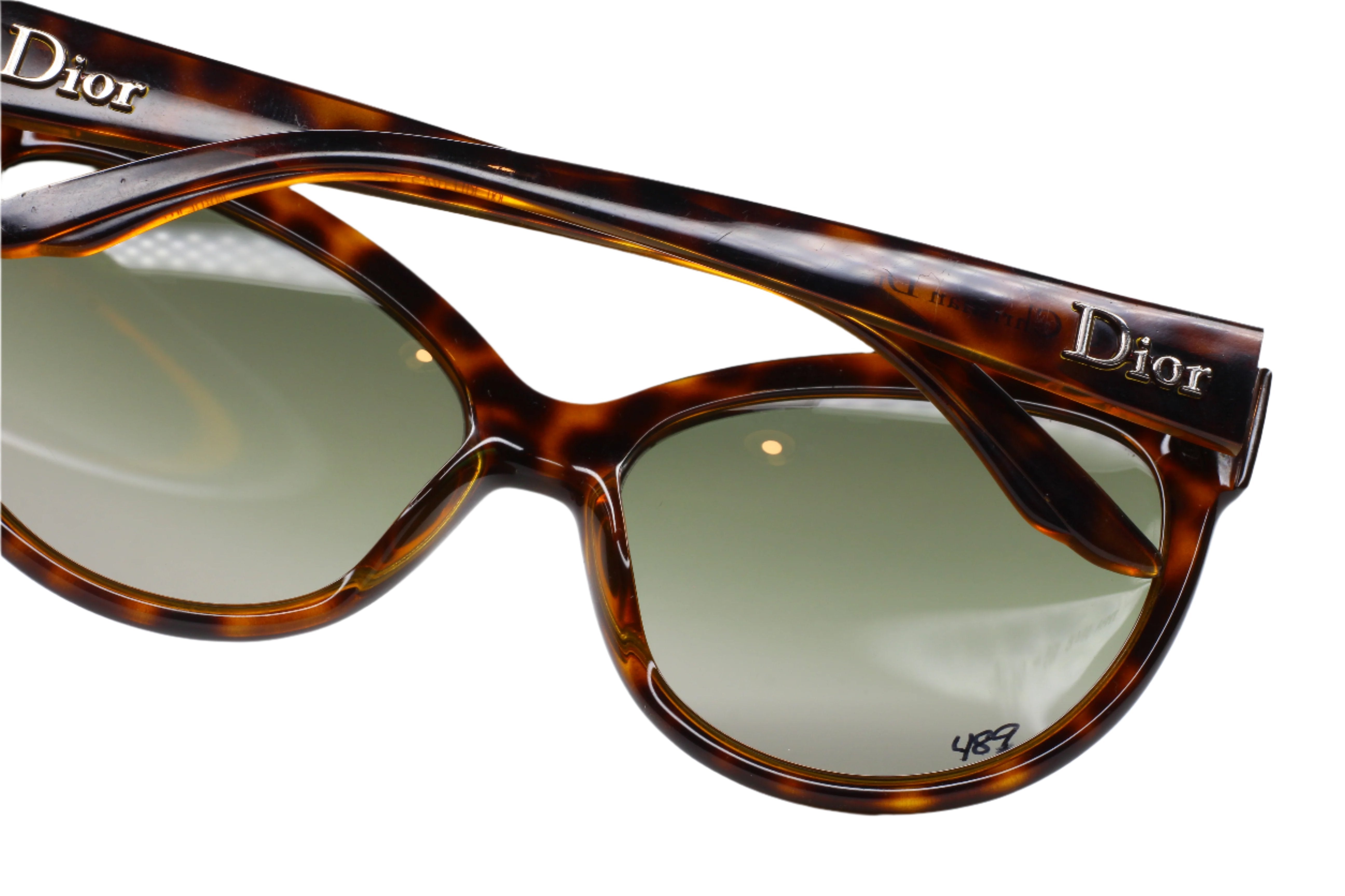 Christian Dior Paname 791HA Brown Tortoise Designer Italy