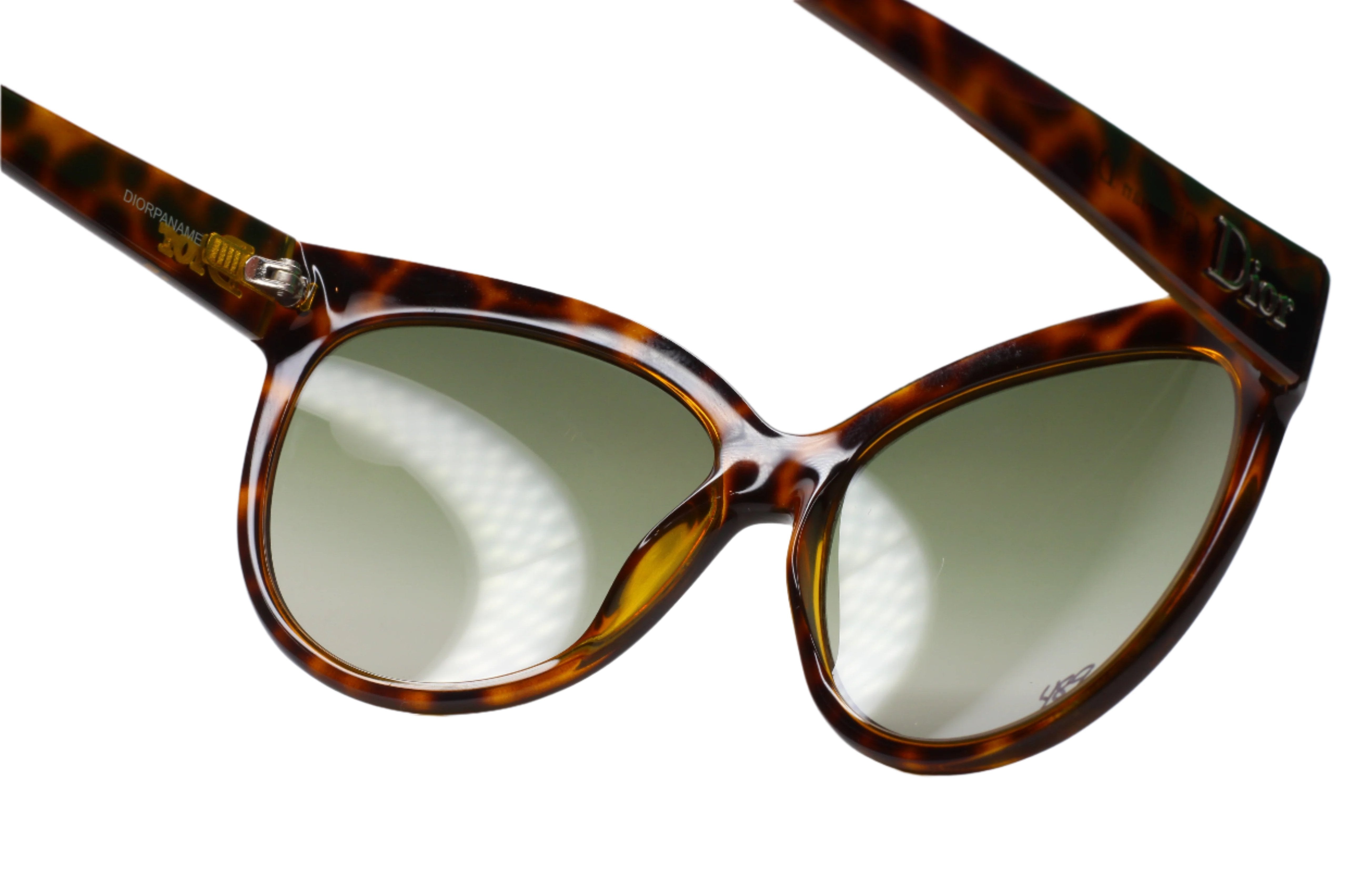 Christian Dior Paname 791HA Brown Tortoise Designer Italy