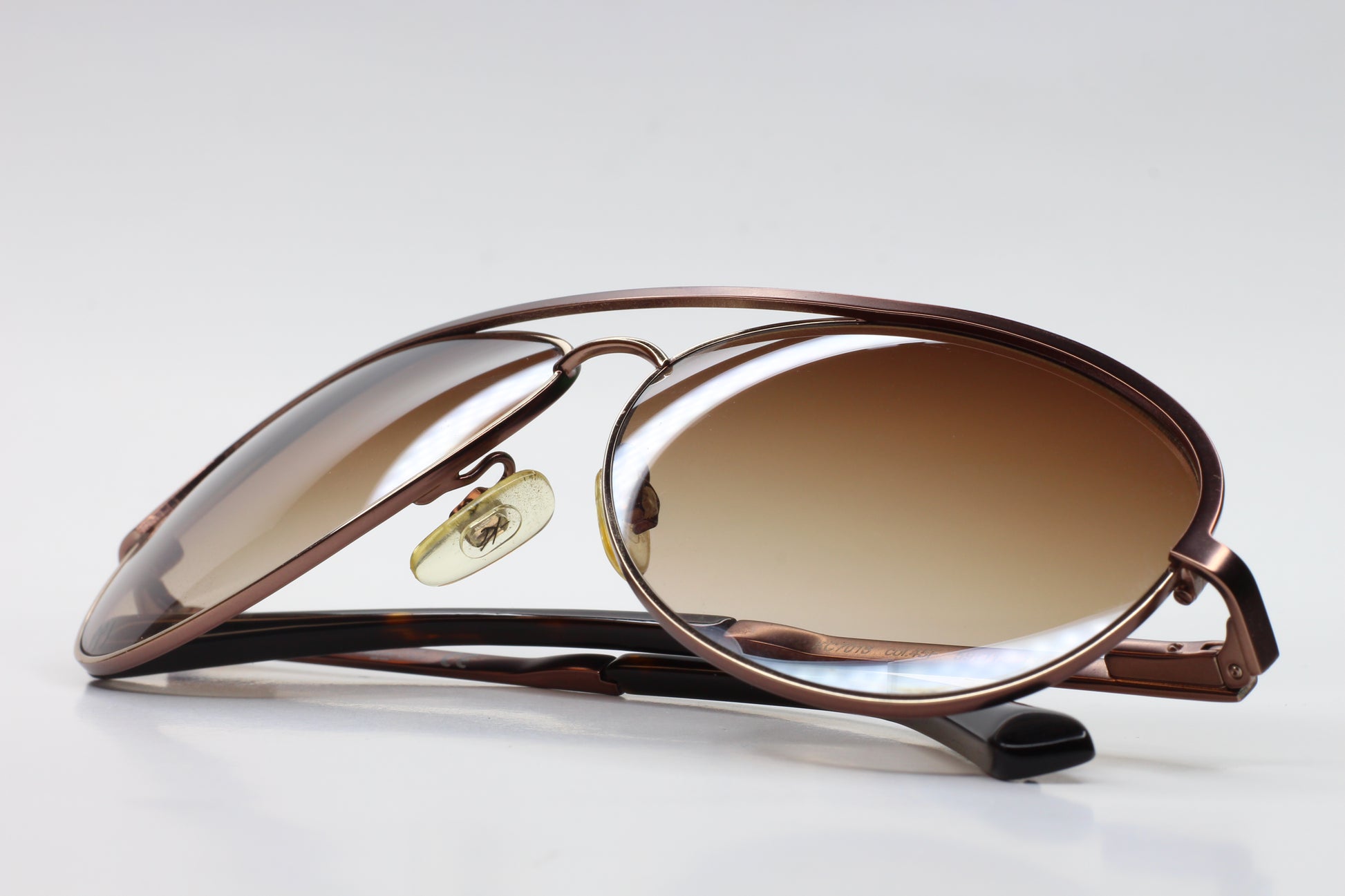 Kenneth Cole KC7018 45F Copper Designer Metal Aviator Luxury Sunglasses - ABC Optical