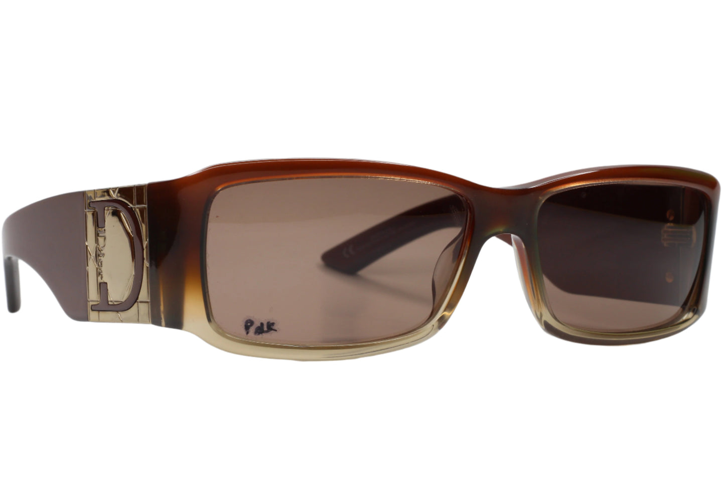 Christian Dior QJOSB Shaded 2 Brown Gold Luxury Italy Sunglasses Optical Frames ABC Optical sunglasses