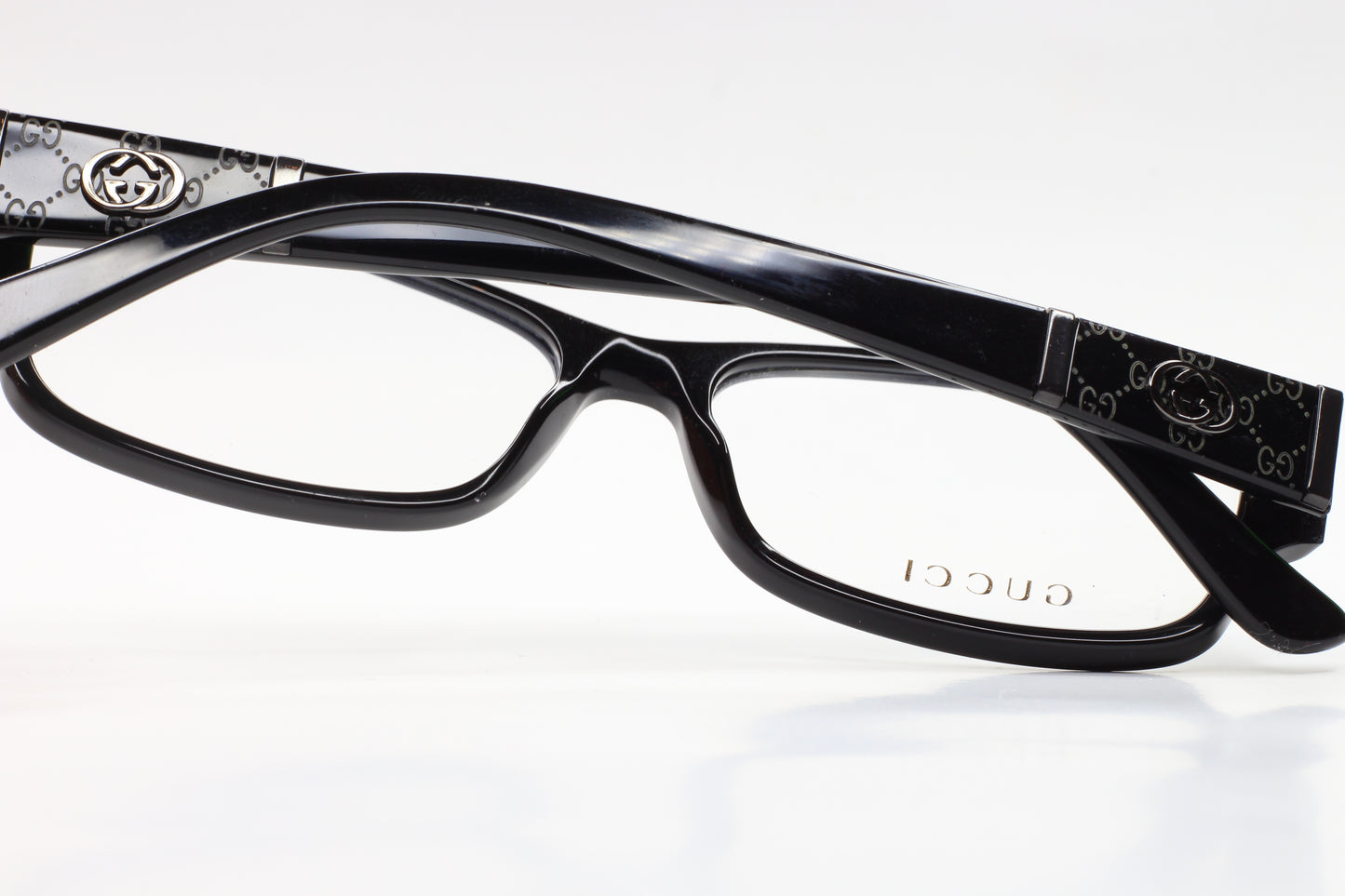 Gucci GG3201 807 Black Acetate Luxury Italy Eyeglasses Optical Frames ABC Optical Eyeglasses