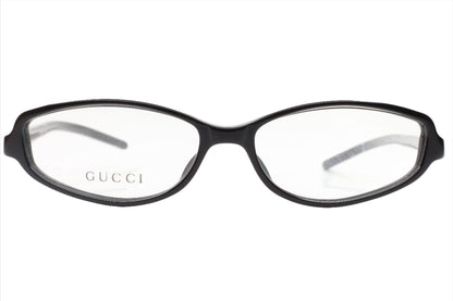 Gucci GG2542 807 Polished Black Vintage Luxury Eyeglasses 50-15-135 Polished Black Acetate Optical Frames ABC Optical Eyeglasses Man Men