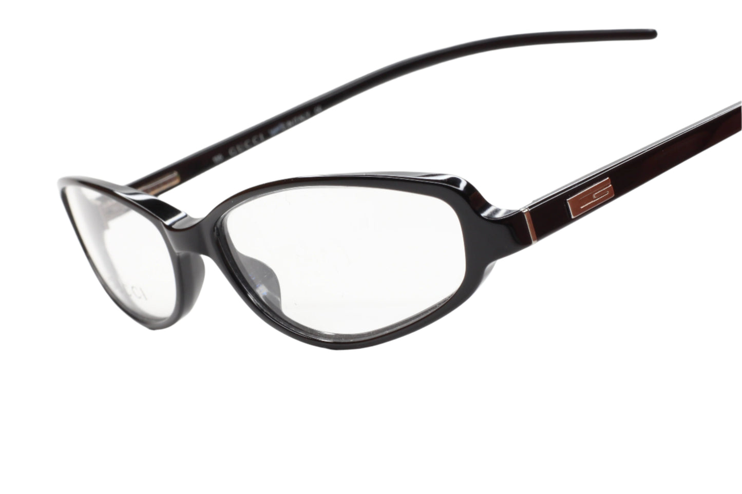 Gucci GG2542 807 Polished Black Vintage Luxury Eyeglasses Optical Frames ABC Optical Eyeglasses Man Men