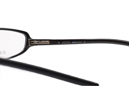 Gucci GG2542 807 Polished Black Vintage Luxury Eyeglasses Optical Frames ABC Optical Eyeglasses Man Men