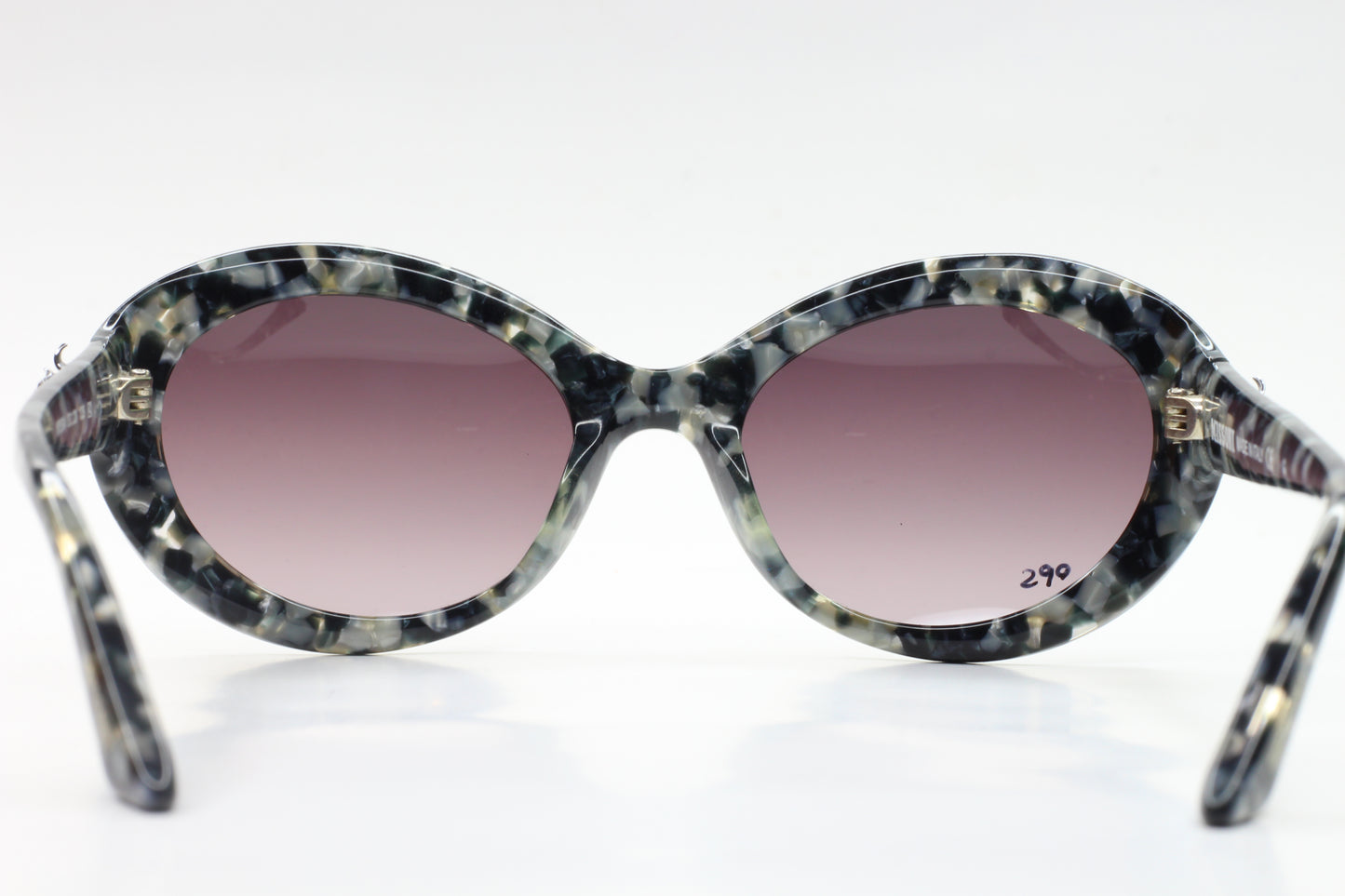 Missoni MI75504 Gray Marble Acetate Designer Sunglasses