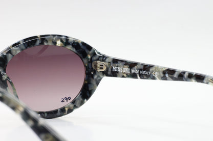 Missoni MI75504 Gray Marble Acetate Designer Sunglasses