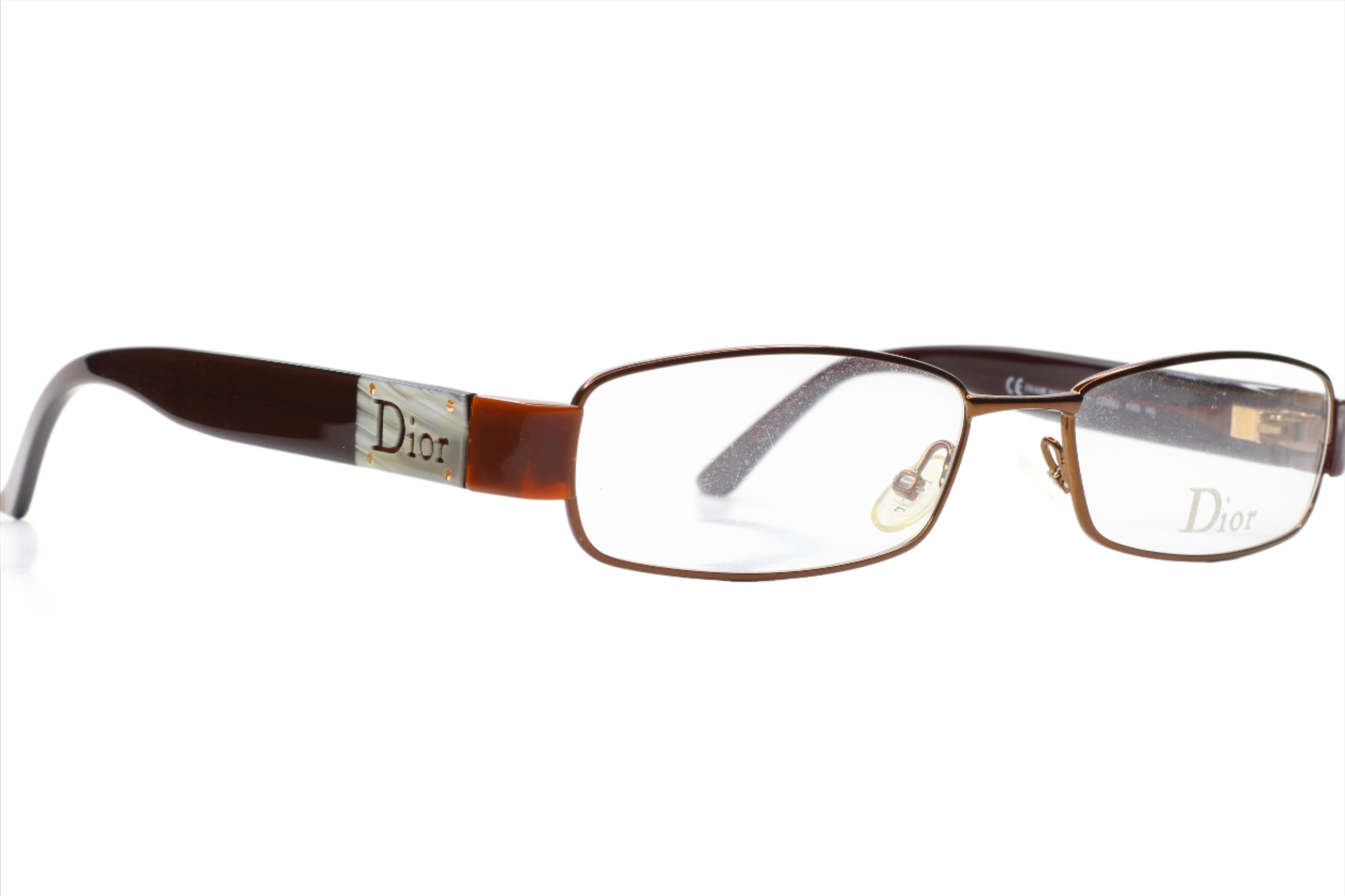 Christian Dior CD3672/Strass Brown 84L Eyeglasses Frame 53