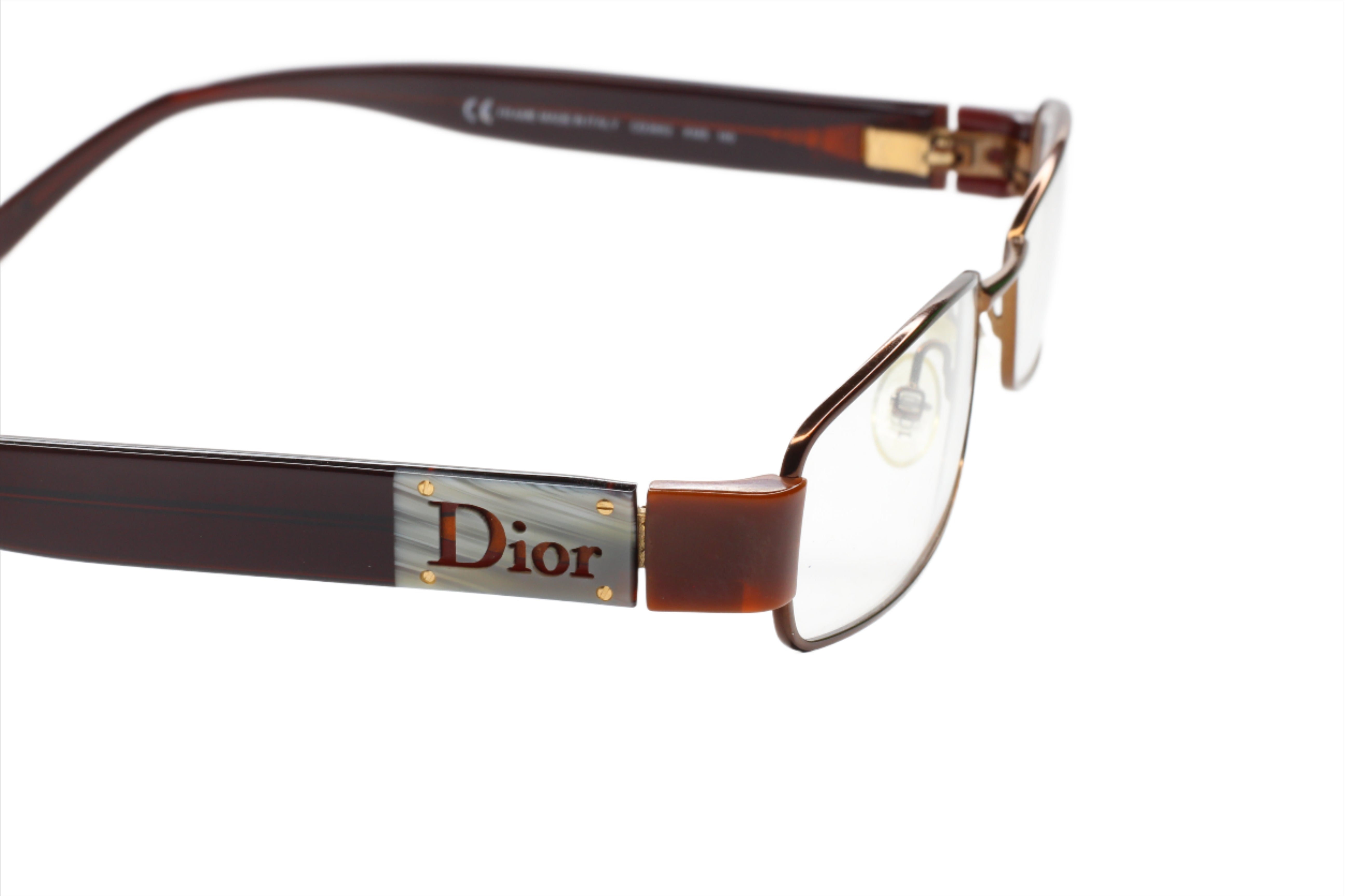 Christian Dior CD3682 KMS Bronze Brown Metal Luxury Italy