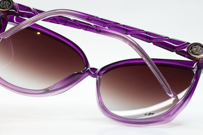 Rock & Republic RR526-04 E14 Purple Gold Designer Sunglasses