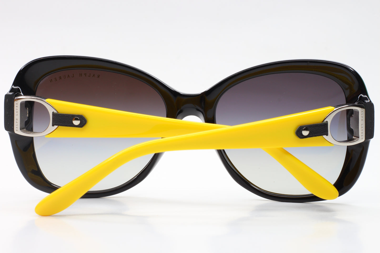 Ralph Lauren RL8108Q 5001/8G Black Designer Yellow Luxury Sunglasses - ABC Optical