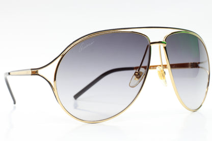 Gucci GG4216S KSYEU Gold Designer Aviator Italy Luxury Sunglasses - ABC Optical