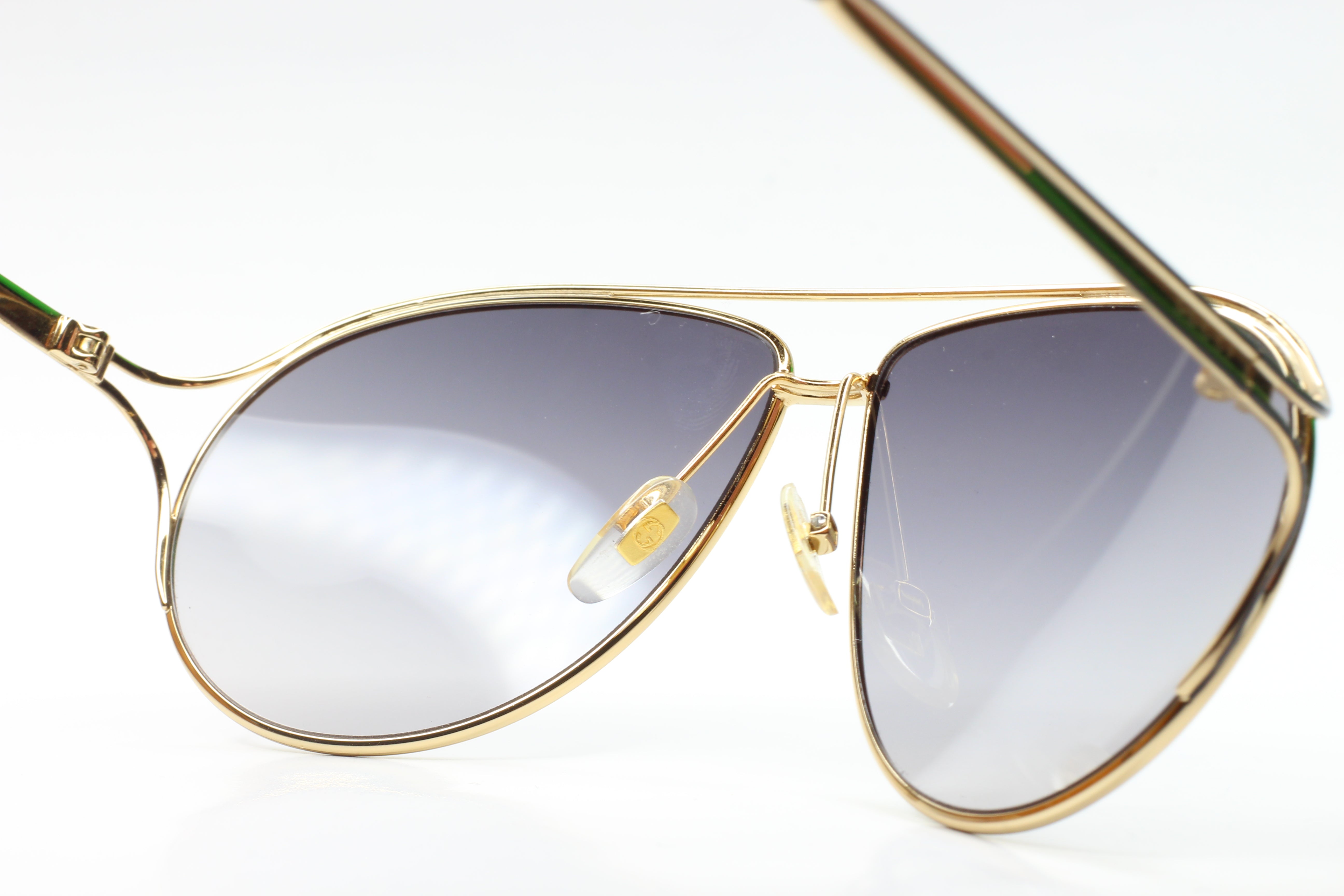 Gucci GG4216S KSYEU Gold Aviator Italy Luxury Sunglasses -Ma – ABC