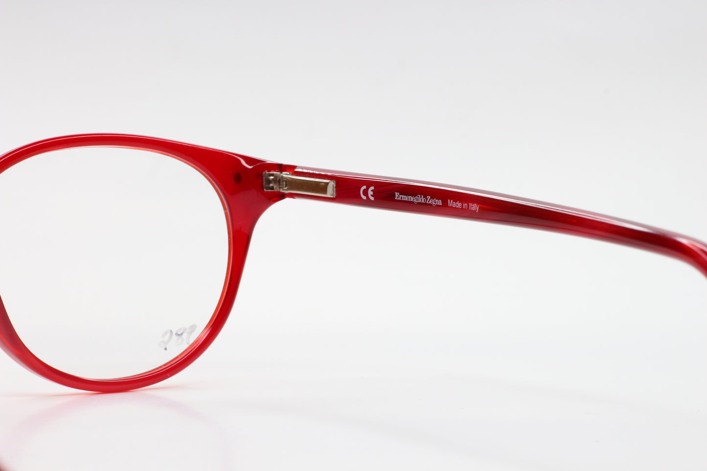 Ermenegildo Zegna VZ3593 07FQ Red Fashion Italy Eyeglasses Optical Frames ABC Optical Eyeglasses