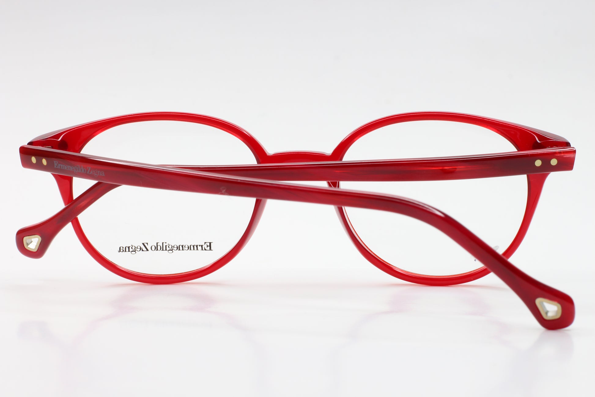 Ermenegildo Zegna VZ3593 07FQ Red Fashion Italy Eyeglasses Optical Frames ABC Optical Eyeglasses