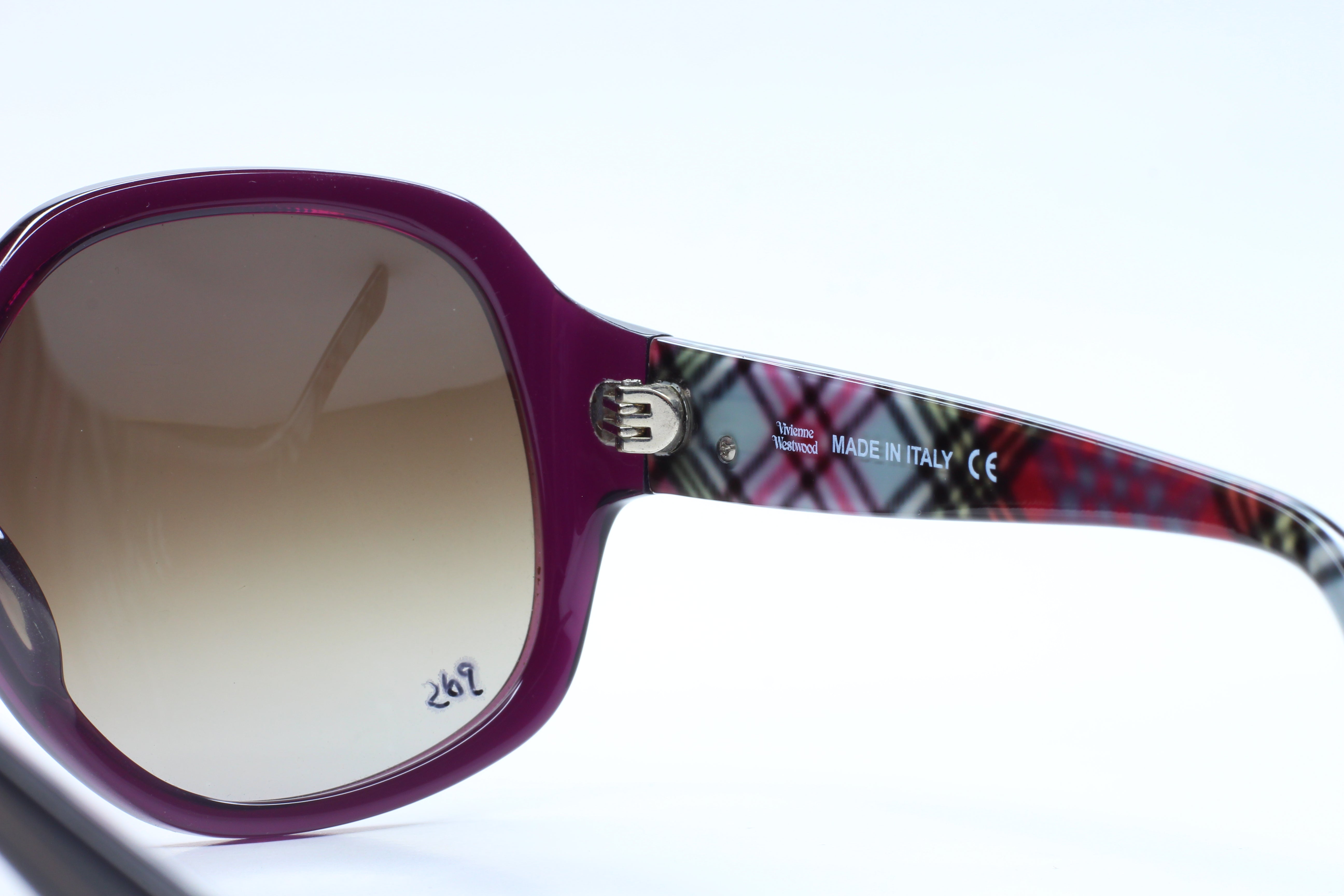 Vivienne Westwood VW74607 Purple Acetate Italy Sunglasses – ABC